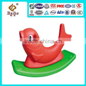 Newly interesting kids rocking horse like carp