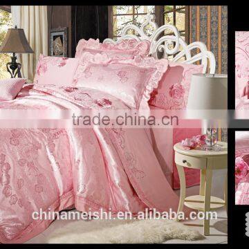 latest design rayon silk bed linen made in china