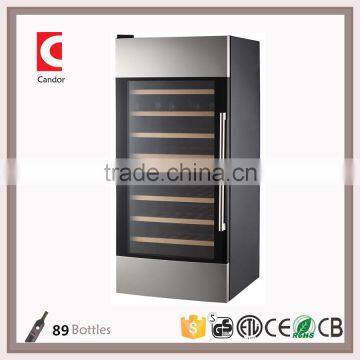 2015 New Type 78 Bottles Compressor Wine cooler Cabinet JC-230A1E