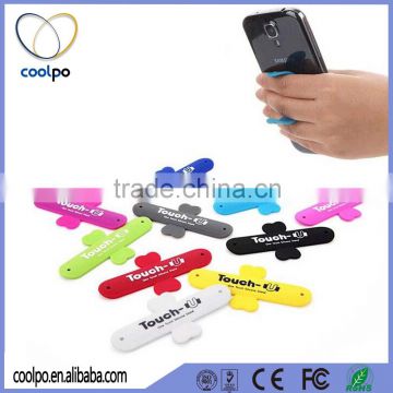 100PCS In Your Logo Touch U universal silicone stand holder for mobile phone ipad