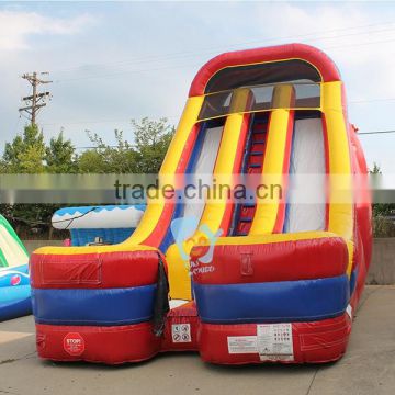 adult size pvc tarpaulin inflatable water slide for kids and adults