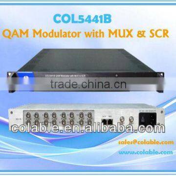 All in One DVB-C IP QAM Modulator with Multiplexer&Scrambler 16 QAM Modulator