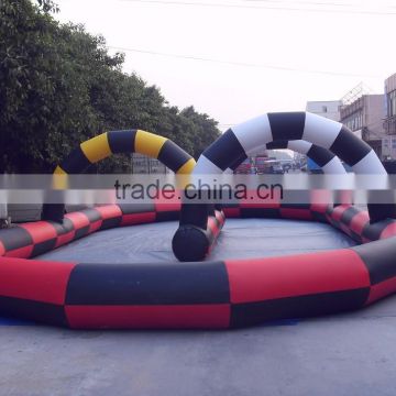 2015 hot funny inflatable race track