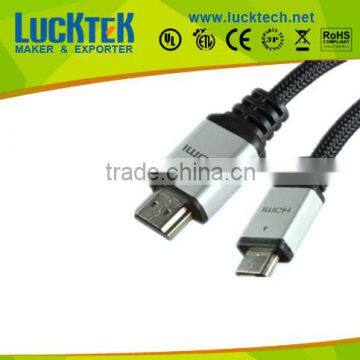 HDMI CABLE,HDMI 1.4,M/M,gold plated,metal shell,high quality