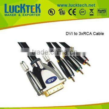 3RCA DVI cable