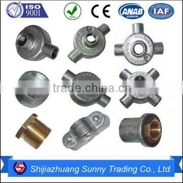 BS 4568 Standard High Quality Cast Iron Electrical Conduit Boxes Terminal Type On Promotion