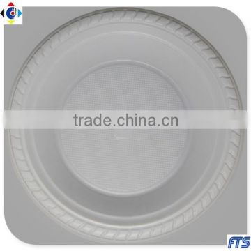 10inch Disposable Round Plastic Plates Dinner Dishes Cake Tray manufacturer