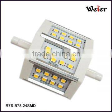 High lumen SMD2835 5W 78mm with ce rohs led r7s