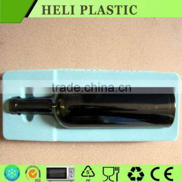 disposable OEM design wine blister process plastic packaging container/tray