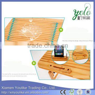 Heat Dissipation Design Home Bamboo Folding Desk Bamboo PC/computer Desk photo-5