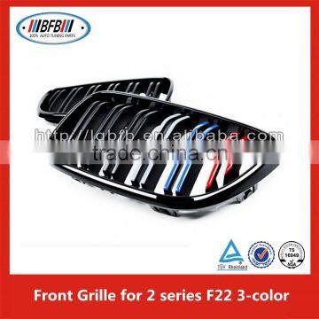 Matte Black Front Hood Kidney Grill Grille For BMW 2 series F22