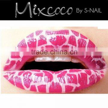 New Fashionable Sexy Lip Country Flag Temporary Tattoo Sticker for Girls photo-5