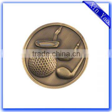Wholesale Souvenir Zinc Alloy Antique Gold 3D Medal photo-4
