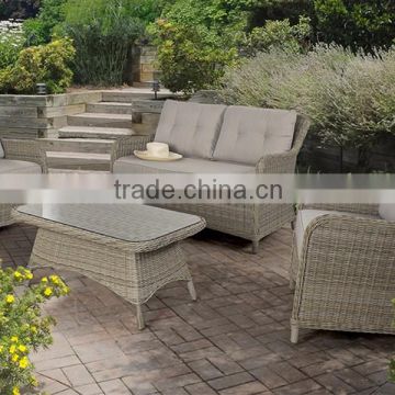 Evergreen Wicker Furniture - Outdoor Traditional Sofa - Rattan Garden Sofa