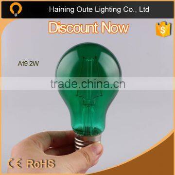 High quality 2W,4W,6w filament a60 led bulb for coffee bar ,hotle room