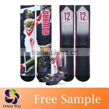 wholesale sublimated custom print socks