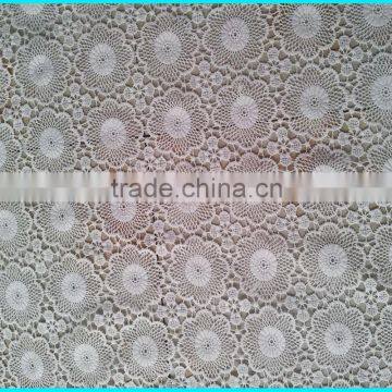 Floral African Lace Fabrics for Wedding Dress photo-4
