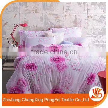 Hot sell 100% polyester modern beautiful bed sheet sets