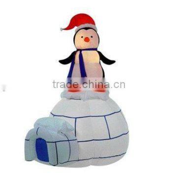 2012 hot sale Inflatable Penguin on Igloo