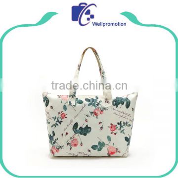 Wholesale recycled polyester shopping bag with custom print