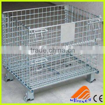 No-parts Wrolling wire mesh container in warehouse used