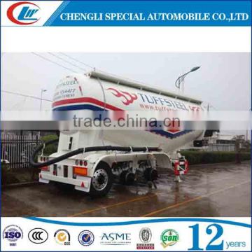 Factory 50 tons 50cbm 70 cbm bulk powder cement transportation semi trailer