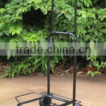 Travel small luggage cart, Portable folding small shopping cart, Folding luggage cart with two wheel