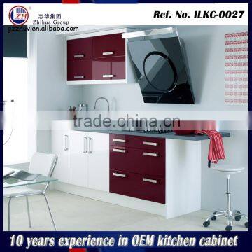 Modern high gloss kitchen cabinet laminated kitchen cabinet kitchen furniture for small kitchen