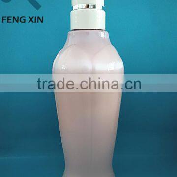 350ml 500ml plastic material bottle pump for personal care shampoo use and body lotion from plastic manufacturer