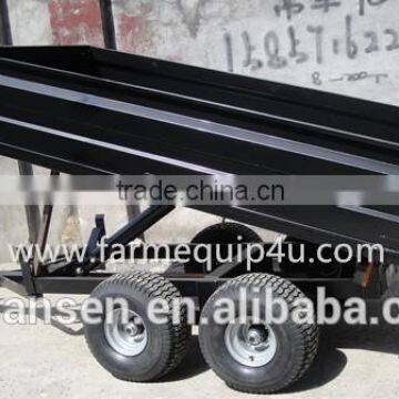 4Wheel Dump Trailer With Hydraulic Power Unit,self-dump Trailer,single Axle Trailer photo-5