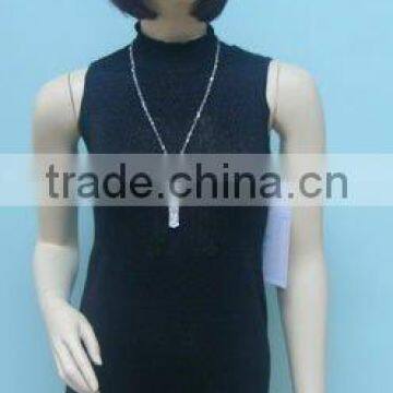 2011-LS026 LADIES VEST MOCK NECK PULLOVER SWEATER