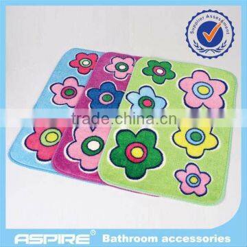 hot sell PVC bath mat in dark shape