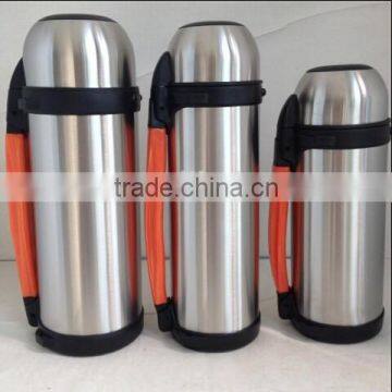 750ml leak-proof eco-friendly outdoor activity hiking use stainless steel thermos insulated travel bottle portable with strap
