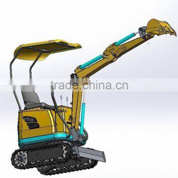 Small excavator for sale mini excavator 0.8 ton XN08