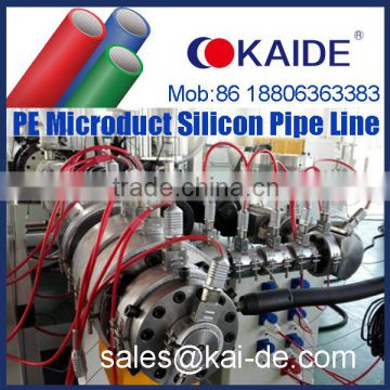 HDPE PE Micro duct silicium tube making machine/production line