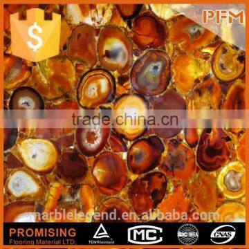 China competitive price natural stone ocean agate semiprecious stone slab