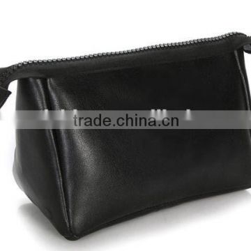 High quality big triangle fashion PU cosmetic bag