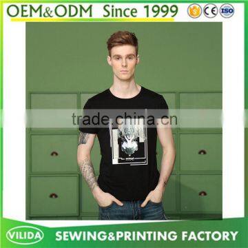 OEM service china manufacturer high quality men's silk screen printing t shirt