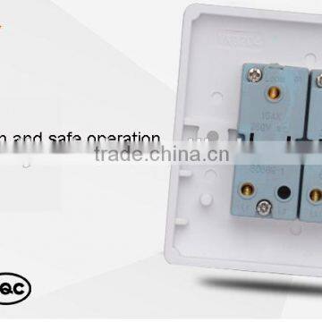 High Quality UK Standard Two Gang One Way or Two Way Wall Switch photo-3