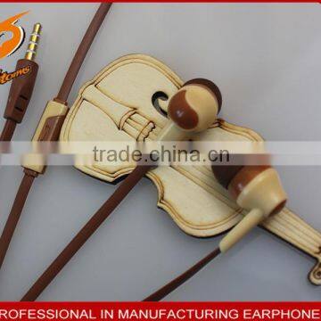 New Products Colorful Earphones With Mic,Flat Cable Earphone. photo-4