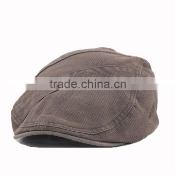 Heavy washed cotton ivy cap with elastic back closure