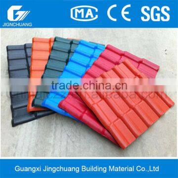 10 Years Color Lasting For Building Rooding Sheet Resin Panels Synthetic Tiles