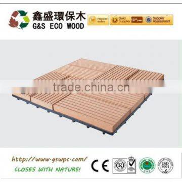 Interlocking plastic grid waterproof DIY decking