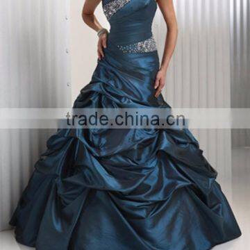 2015 hot sale puffy turquoise masquerade ball prom dresses