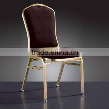 Luxury Modern Hotel Banquet Hall Chair Stainless Steel Legs Dining Chair photo-4