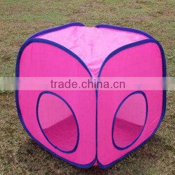 Pink pet tent