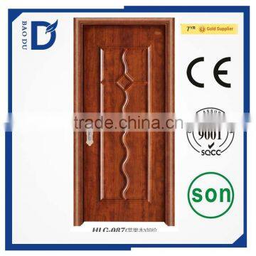 High Quality Steel Wooden Interior Room Home Door China Manufacturer photo-6