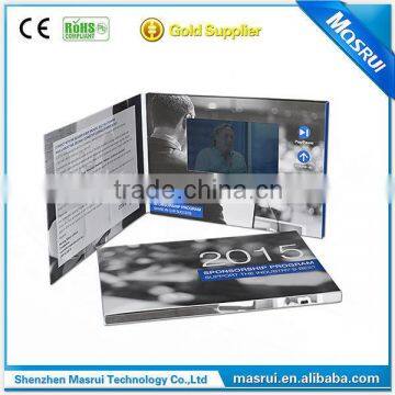 Advertising Gift 4.3 Inch LCD Advertising card Video Mailer for Ads