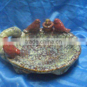 ceramic bird bath for garden