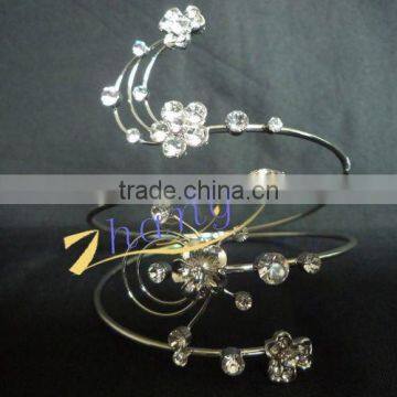 fashion new design alloy rhinestone flower armlet